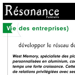 Article Resonance Westmemory